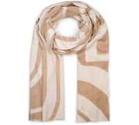 XXL-Schal STYLEBREAKER "Schal mit Linien Muster", Damen, braun (braun, beige), Obermaterial: 80% Viskose CV. 20% Wolle WO., Modisch, Modetücher (37954569-0) braun, beige