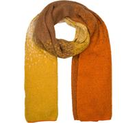 XXL-Schal STYLEBREAKER "Web-Schal mit Pixel-Farbverlauf", Damen, gelb (curry, orange), Obermaterial: 80% Viskose CV. 20% Wolle WO., Modisch, Modetücher (99353631-0) curry, orange