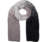 XXL-Schal STYLEBREAKER "Web-Schal mit Pixel-Farbverlauf", Damen, schwarz (schwarz, grau), Obermaterial: 80% Viskose CV. 20% Wolle WO., Modisch, Modetücher (98088664-0) schwarz, grau