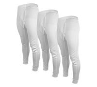 (XXL, Weiß (X3)) THMO - THMO - 3er Pack Herren Thermo Unterwäsche Hosen | Winter Funktionsunterwäsche