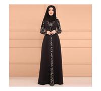 (XXXL,Black)Muslim Abaya Turkey Islamic Arabic Hijab Dress Caftan Dubai Kaftan Moroccan Robe muslim Dress islamic wear for women Plus size