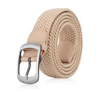 XZQTIVE Stoffgürtel Stretchgürtel Elastik Flechtgürtel Geflochtener Elastischer Dehnbarer Gürtel für Damen und Herren, 100cm