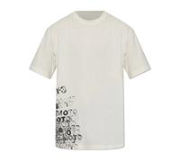 Y-3 - GFX Short Sleeve Tee - - Tops - Damen - Beige - 2XS