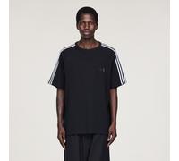 Y-3 Short Sleeve Tee 3-Streifen Black S