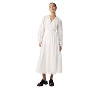 Y.A.S Damen YASLUMA LS Long WRAP Dress S. NOOS Wickelkleid, Star White, L