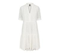 Yas Holi Kurzes Kurzarmkleid M Star White