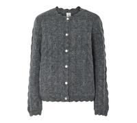 Y.A.S - YASBUBERA LS KNIT CARDIGAN S. NOOS dark grey melange - Gr. - XL