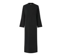 Strickkleid Y.A.S "YASELMA LS LONG KNIT DRESS S. NOOS", Damen, Gr. XS, N-Gr, schwarz, Feinstrick, Obermaterial: 52% Viskose, 26% Polyester, 22% Nylon, unifarben, regular fit ca. Mitte Wade, Kleider (3