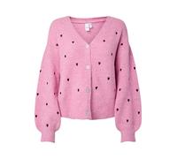 Y.A.S Strickjacke YASFLEUR LS KNIT CARDIGAN S. NOOS Regular Fit Begonia Pink Gr. L
