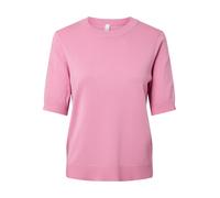 YAS Strickshirt aus Viskose-Mix mit Rundhalsausschnitt Modell 'LENA' in Rosa, Größe XS