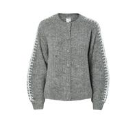 Y.A.S - YASOLLY LS KNIT CARDIGAN S. NOOS medium grey melange - Gr. - L