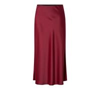 Midirock Y.A.S "YASPELLA HW MIDI SKIRT S. NOOS", Damen, Gr. M (38), rot (tibetan rot), Web, Obermaterial: 97% Polyester, 3% Elasthan, unifarben, modisch, regular fit wadenlang, Röcke (24340068-M) tibe