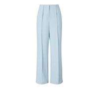 Anzughose Y.A.S "YASREEMAJ HW PANT NOOS", Damen, Gr. 40, N-Gr, skyway, Web, Obermaterial: 77% Polyester, 19% Viskose, 4% Elasthan, unifarben, regular fit lang, Hosen Anzughose, Regular Fit, Materialmi