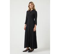 Y.A.S "YASSAVANNA LONG SHIRT DRESS" Viskose, loose fit (15470846-S) schwarz