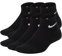 NIKE Kinder Socken Everyday Gepolsterte Knöchelsocken (6 Paar) (SX6912) S BLACK/WHITE