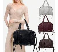 Y2K Damen Vintage Quasten Handtasche, personalisierte Straßen Retro Nieten Umhängetasche, modische Stadt Pendler Umhängetasche für den täglichen Gebra