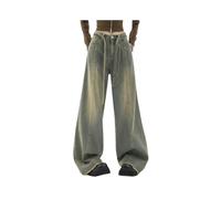Y2K Frauen Vintage Streetwear Koreanische Baggy Cargo Jeans Retro Gerade Fallschirm Hosen Denim Hosen Fee Grunge Alt Kleidung