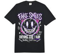 Y2K Streetwear Mode Vintage Fashion Damen Herren Retro Smile Comfort Colors Adult Heavyweight T-Shirt