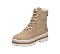 Winterstiefelette RIEKER, Damen, Gr. 42, Warmfutter, beige, Nubuklederimitat, unifarben, Schuhe Winterstiefelette, Plateauboots, Winterboots, Stiefelette mit riekerTEX-Membran, Topseller (29408444-42)