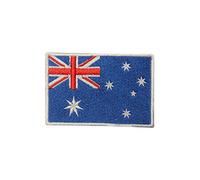 Yaco Australien Nationalflagge Patch, 1 Stück, Cartoon, Kind, Flagge, zum Aufbügeln, Polyester, ikonisch, 5,1 x 7,6 cm