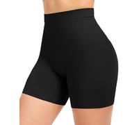 YADIFEN Bauchweg Unterhose Damen Shapewear Miederhose Body Shaper Miederpants Mitte Taille Bauch Weg Hose mit Bein Figurformende Unterwäsche unter Kleid Kurze Shorts(Schwarz,M)