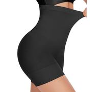 YADIFEN Shapewear Damen Bauchweg Hohe Taille,Bauchweg Unterhose Bauchkontrolle Miederhose Bauchweg Shaping Unterwäsche mit Bein Oberschenkel Hip stark formend(Schwarz, L)