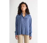 Yahmo Mona Hemd Cupro Zen Indigo (BLAU) XS