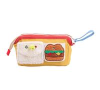 yakermur Federmäppchen mit Cartoon-Motiv - tragbarer Organizer, große Öffnung, niedlich, für, Mädchen, Schule, Universität, Büro, Zuhause, gelb, Se référer au descriptif, Siehe Beschreibung
