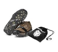 Yaktrax Pro Plus Traction Cleats für Eis und Schnee, 360°-Stahlspulengriff für Traktion in alle Richtungen, flexibles thermoplastisches Obermaterial, einfaches An- und Ausziehen mit Fersenlasche