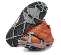 YakTrax Schneeschuhe zum Rennen auf Schnee und EIS Größe L Gray/Red