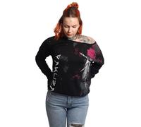Yakuza Damen Rose Scratch Urban Langarm T-Shirt