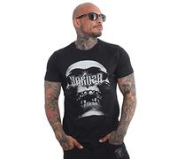 Yakuza Herren Ghost Skull T-Shirt, Schwarz, M