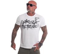 Yakuza Herren The Trouble T-Shirt, Weiß, 4XL