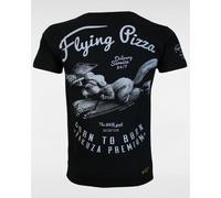 Yakuza Premium T-Shirt Flying Pizza Black XXL