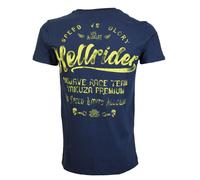 Yakuza Premium T-Shirt YPS 3712 Dark Blue 4XL