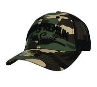 Yakuza Premium Truckercap 3372 woodland camo Snapback