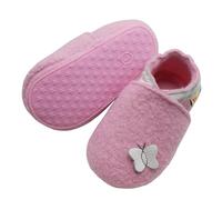 YALION Krabbelschuhe Baby Lauflernschuhe Mädchen Jungen- Wolle Warme Anti-Rutsch Sohle Hausschuhe Babyschuhe