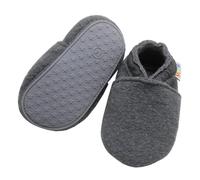 YALION Krabbelschuhe Baby Lauflernschuhe Mädchen Jungen- Wolle Warme Anti-Rutsch Sohle Hausschuhe Babyschuhe(18/19EU, Gray)