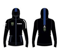 Yamaha Paddock Black Edition Monster Energy Hoodie Damen (schwarz/blau)