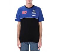 Yamaha Racing Fabio Quartararo T-Shirt FQ20 Horizontal Cut (DE/NL/SE/PL, Alphanumerisch, S, Regular, Regular, schwarz)
