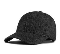 YAMEE Baseballmütze Herren schwarz XXL Wintermütze,Herren Winter Baseball-Cap,Wintercap Herbst/Winter Basecap Warme