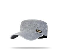 YAMEE Military Cap Herren Vintage Denim,Army Cap Herren Atmungsaktiven Sonnenschutz