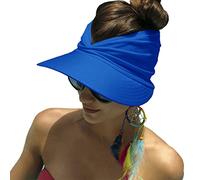 YAMEE Sonnenhut Damen Sommerhut Strandhut,Visor Cap Damen Strandvisor Damenvisor Sonnenvisor für Tennis/Golf/Strand,UV-Schutz