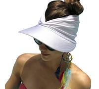 YAMEE Sonnenhut Damen Sommerhut Strandhut,Visor Cap Damen Strandvisor Damenvisor Sonnenvisor für Tennis/Golf/Strand,UV-Schutz