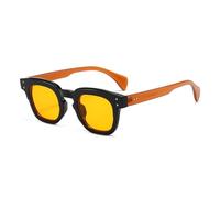 YAMEIZE Retro Rechteck Sonnenbrille für - Damen Herren Quadratische Gläser Klassische Stil Shades UV400 Schutz Outdoor