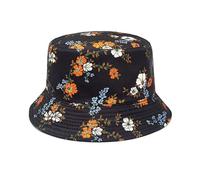 YAMEIZE Trendiger Eimer Hut für Damen - Herren Fischer Wendehut Fischerhüte Sonne Blumen Bucket Hat Wandern Strand Party im Freien