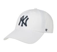 Yankees CleanUp Strapback Cap by 47 Brand weiß-dunkelblau One Size