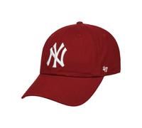 Yankees CleanUp Strapback Cap - dunkelrot / One Size