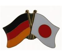 Yantec Freundschaftspin Deutschland-Japan Pin Flagge