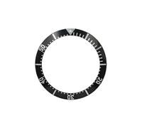 yanwuwa Innovative Aluminium-Keramik-Uhren-Lünetten, präzise Haltbarkeit für 38 mm / 30,5 mm Taucheruhren, verbesserte Aluminium-Keramik-Lünetten, Schwarz